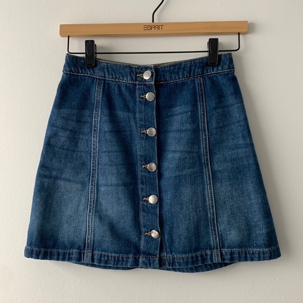 H&M Blue Denim Skirt